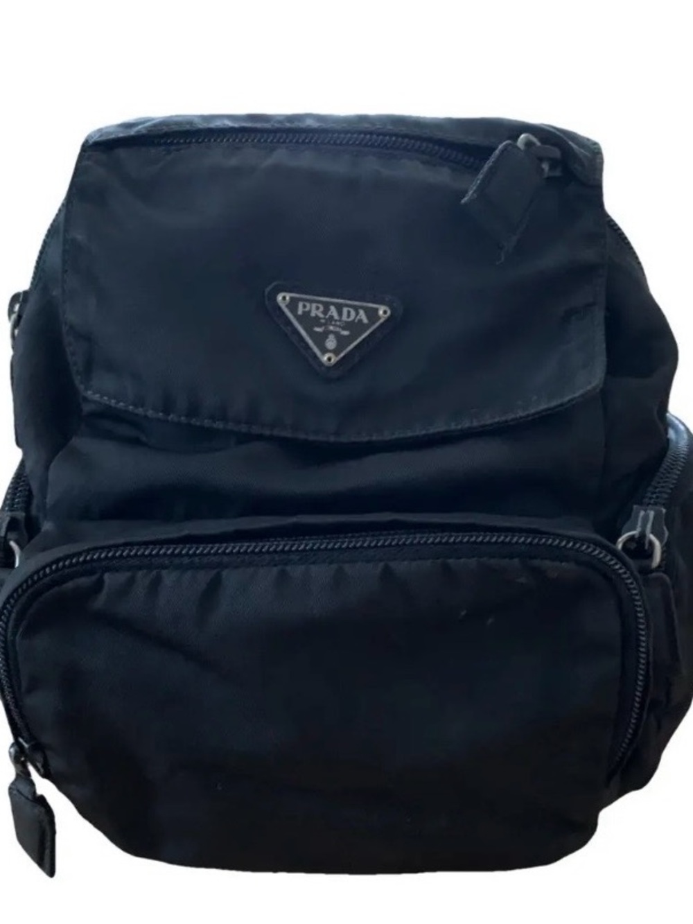 Prada Black Nylon Backpack - Picture 2 of 5